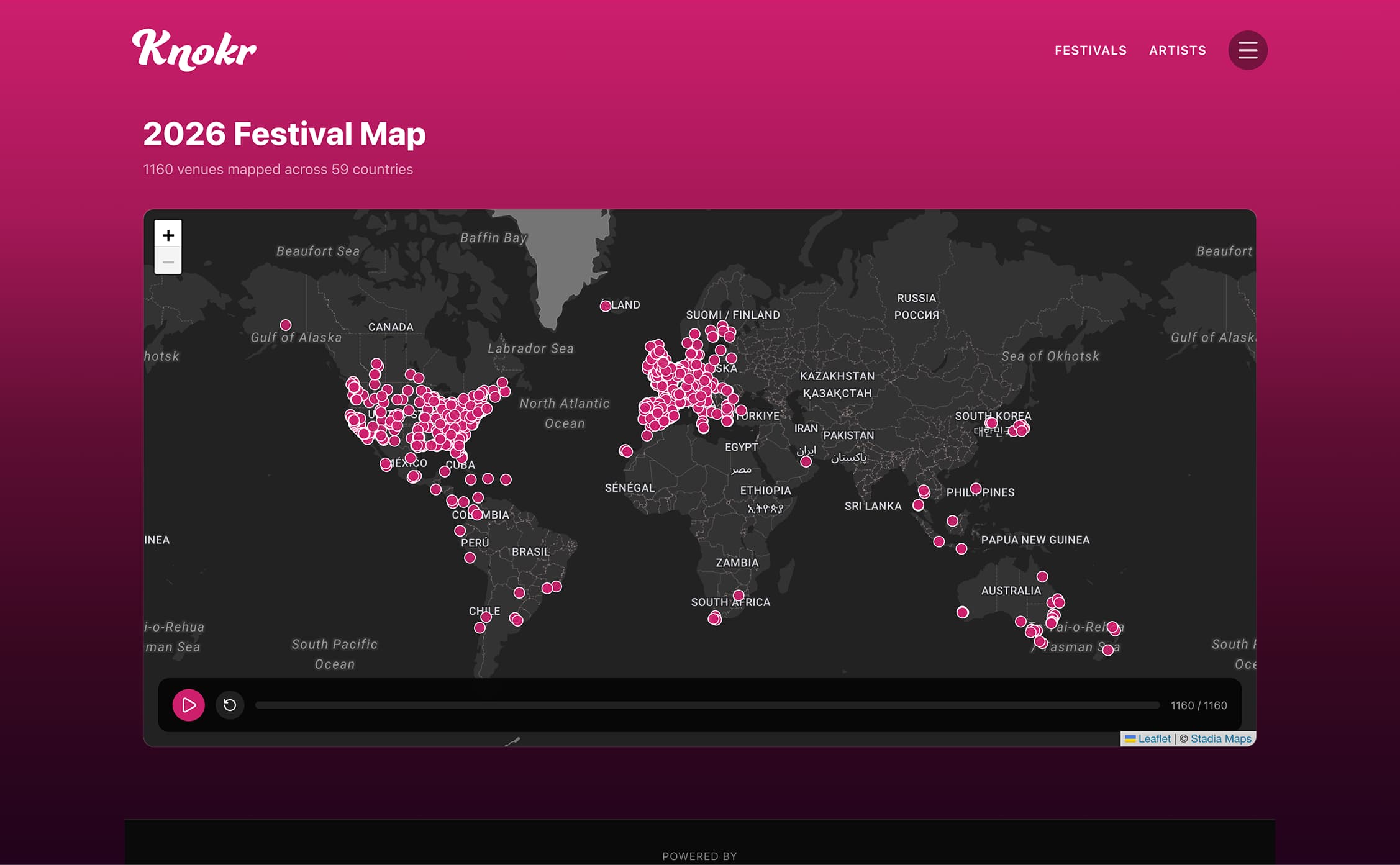 Knokr platform screenshot